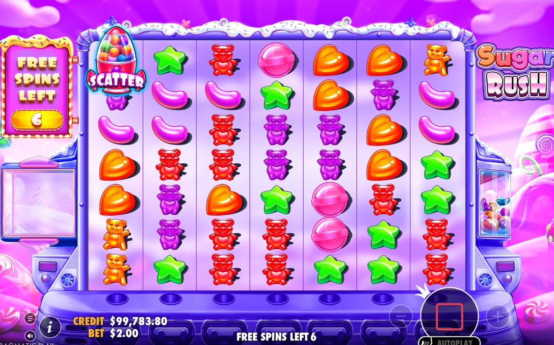 Free spins-läge med Multiplier Spots som sparas mellan snurrarna