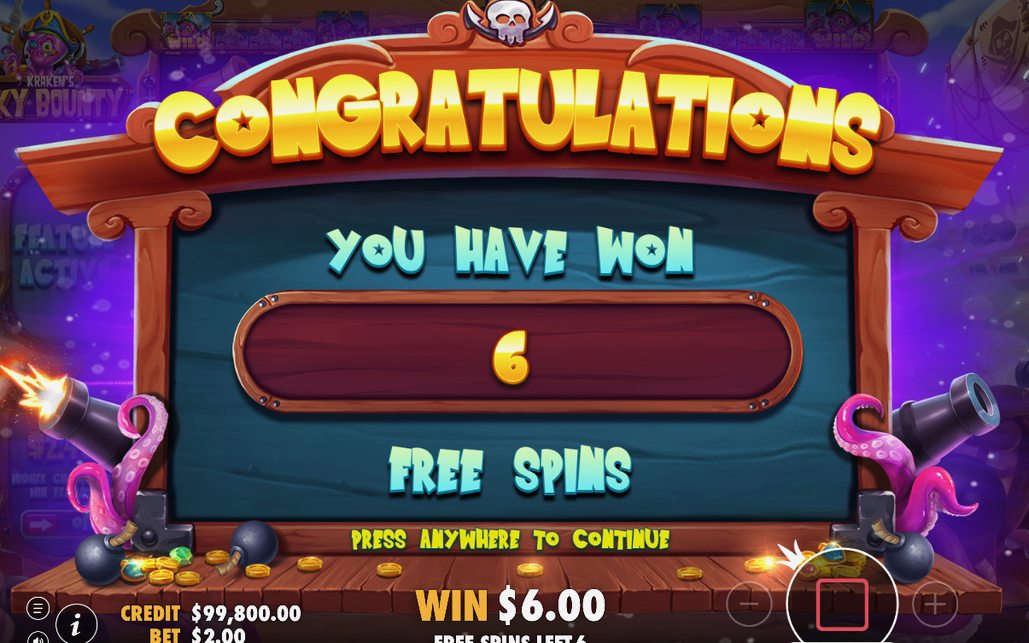 Free Spins där ett WILD-block täcker flera positioner